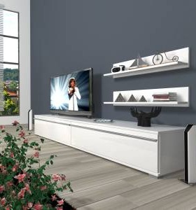 DECORAKTİV EKO 4 MDF STD TV ÜNİTESİ +2 RAF